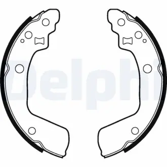 Гальмівна колодка SUZUKI SWIFT III 1.3/1.3D/1.5 02.05- Delphi LS2046