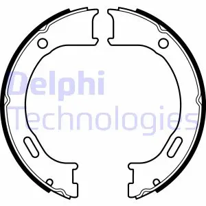 Тормозные колодки Delphi LS2076