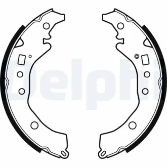 Гальмівні колодки Delphi LS2079