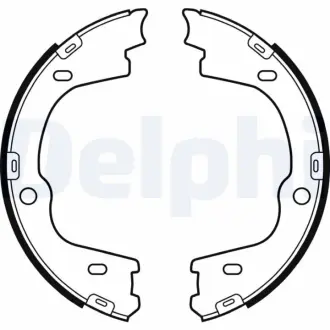 Тормозные колодки Delphi LS2086