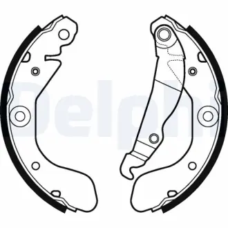 Тормозные колодки Delphi LS2114
