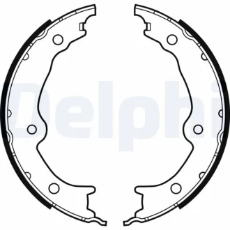 Колодки гальмівні барабанні (комплект 4 шт) Delphi LS2130