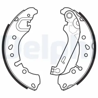 Тормозные колодки Delphi LS2151