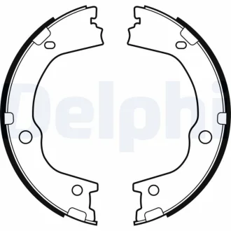 Комплект гальмівних колодок з 4 шт. барабанів Delphi LS2159 - фото Комплект гальмівних колодок з 4 шт. барабанів Delphi LS2159