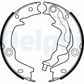 Тормозные колодки Delphi LS2161