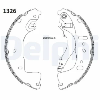 Гальмівні колодки AUDI Q4 E-TRON CUPRA BORN, TAVASCAN FORD CAPRI FORD USA EXPLORER SKODA ELROQ, ENYAQ IV VW ID. BUZZ, ID. BUZZ CARGO, ID.3, ID.4, ID.5, ID.7 Electric 11.19- Delphi LS2197