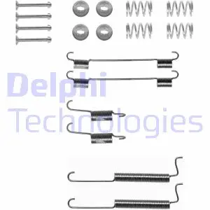 Монтажний набір гальмівної колодки (DAEWOO) CHERY QQ3 CHEVROLET MATIZ, ORLANDO, SPARK, SPARK/HATCHBACK DAEWOO MATIZ, TICO 0.8-2.0D 02.95- Delphi LY1292