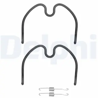 Установчий к-кт. гальмівних колодок OPEL AGILA 1.0,1.2 Delphi LY1349