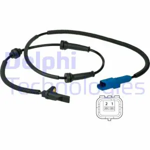 Датчик ABS передн Лів/Прав DS DS 3 CITROEN C3 / C3 ORIGIN III, C3 AIRCROSS II, C3 II, C3 III, C3 PICASSO, C4 CACTUS, C-ELYSEE, DS3 PEUGEOT 2008 I, 207, 207/HATCHBACK, 207/KOMBI 1.0-1.6LPG 02.06- Delphi SS20390