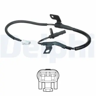 Датчик ABS передн Лів KIA SORENTO I 2.5D/3.3 05.06-12.11 Delphi SS20621