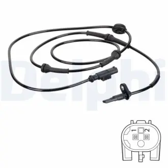 FIAT датчик ABS задн. прав. PUNTO 1.4 03-12 Delphi SS20711