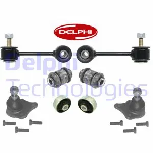 Ремкомплект підвіски передн SEAT LEON, TOLEDO II SKODA FABIA I, OCTAVIA I VW BORA, BORA I, GOLF IV, NEW BEETLE, POLO IV 1.2-2.8 09.96-12.13 Delphi TC1970KIT (фото 1)