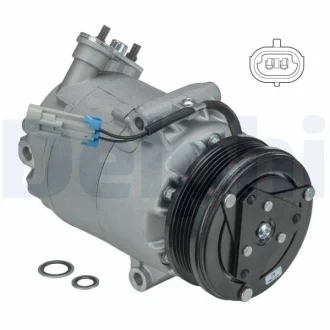 OPEL компресор кондиціонера ASTRA G CLASSIC, CORSA C, MERIVA A 98- Delphi TSP0155142