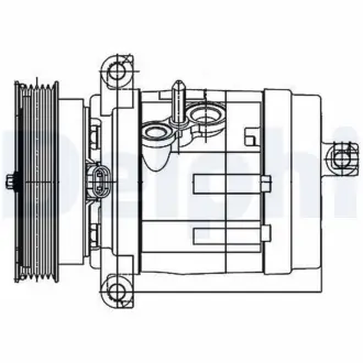 Компресор кондиціонера Delphi TSP0155984