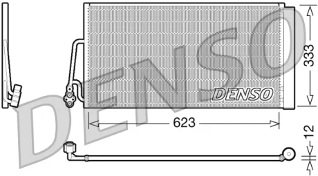 Радіатор кондиціонера Denso DCN05102