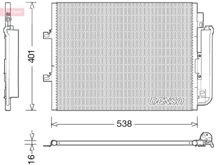 Радіатор кондиціонера Denso DCN23026
