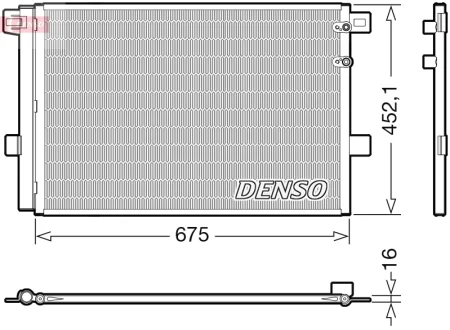 Конденсер кондиціонера DENSO DCN32065