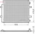 Радіатор кондиціонера DENSO DCN32073 (фото 1)