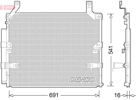 Конденсер кондиціонера DENSO DCN50032