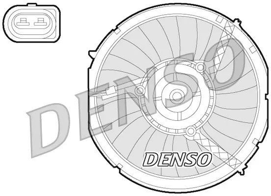 Вентилятор радіатора Denso DER02003 (фото 1)