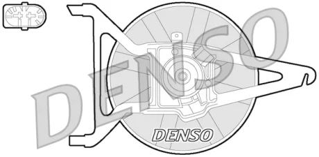 Фото - вентилятор радіатора DENSO DER21020 Вентилятор радіатора DENSO DER21020