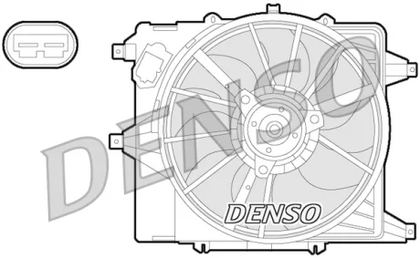 Вентилятор радіатора DENSO DER23003