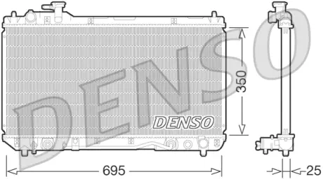 Радіатор DENSO DRM50063