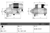 Стартер (12В, 1кВт, новий із заставою) CITROEN C1, C1 II PEUGEOT 107, 108 TOYOTA AYGO, AYGO/HATCHBACK 1.0 06.05- Denso DSN3037 (фото 3)