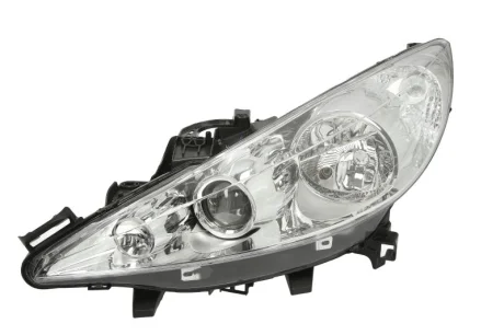 Фара лів. PEUG 207 06-12 Depo 550-1140L-LDEMF