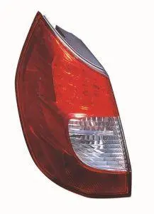 Ліхтар задній Лів (LED/P21W, колір повороту прозор, колір скла червон) RENAULT GRAND SCENIC II Ph II, SCENIC II Ph II 08.06-04.09 DEPO 551-1971L-UE
