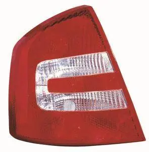 Ліхтар задній Лів (P21/4W/P21W/W3W, колір повороту білий, колір скла червон) SKODA OCTAVIA II Хетчбек 4D 02.04-10.08 DEPO 665-1909L-UE