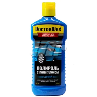 Кольорова поліроль із поліфлоном. Синя DOCTORWAX DW8441