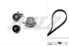 ALFA ROMEO К-кт ГРМ (помпа + ремень + ролик) 147 (937_) 1.6 16V T.SPARK ECO 01-10, 156 Sportwagon (932_) 1.6 00-06 DOLZ KD086 (фото 1)