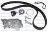 VW К-кт ГРМ (помпа+2 ролика+2 ремня+ крепление) Audi A1/3/4/5,Caddy IV,Golf VI,VII,Passat,Tiguan,Touram 1.2/1.4TFSI DOLZ KD150