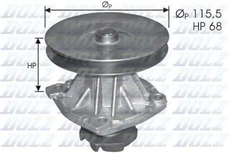 FIAT помпа води Regata,Ritmo,Uno 83 DOLZ S-135