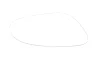 Скло дзеркала (з підігрівом) Skoda Superb 01-08/VW Passat 00-10/Golf 03-09 (R) DPA 88570421802 (фото 1)