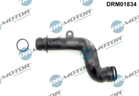 Шланг вентиляції пластиковий з фітингами DR.MOTOR DRM01834