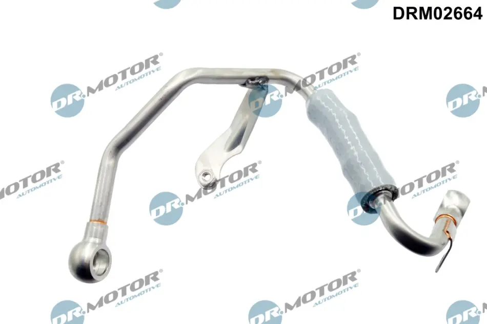 Трубка маслопроводу (чорний метал) Dr.Motor DRM02664 (фото 1)