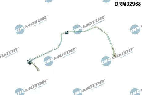 Трубка турбокомпрессора ДВЗ (чорний метал) DR.MOTOR DRM02968