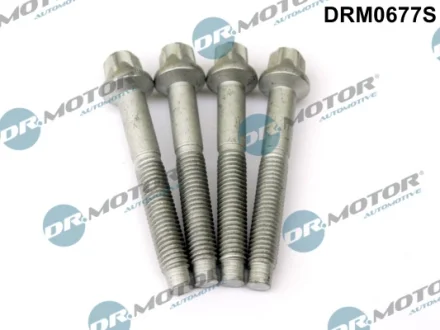 Комплект болтів з головкою системи TORX з чорного металу Dr.Motor DRM0677S