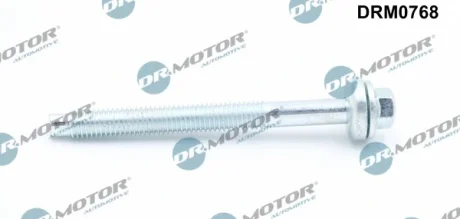 Болт з шестигранною головкою з чорного металу Dr.Motor DRM0768
