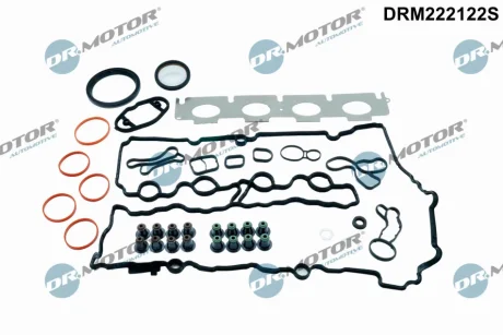 Комплект прокладок з різних матеріалів Dr.Motor DRM222122S