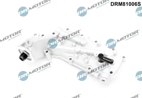 Радіатор масляний з корпусом масляного фільтра Dr.Motor DRM81006S