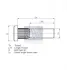 Болт колеса M22x1,5 x114/124мм (довжина різьби 86мм) RVI KERAX, MAGNUM, PREMIUM, PREMIUM 2 VOLVO B12, FE, FH, FH12, FH16, FH16 II, FM, FM II, FM12, FM9, FMX, NH12 09.90- DT 2.65191 (фото 2)