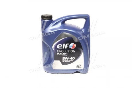 Олива 5W40 A3/B4 5L EVOLUTION 900 NF ELF 194872