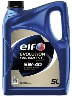 Олива моторна Evolution FULL-TECH LSX 5W-40 (Каністра 5л) ELF 213922