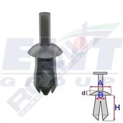 Зажим бампера ELIT C60587