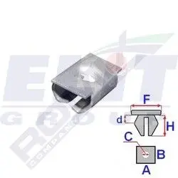 Зажими для бамперів та решiток ELIT C60613