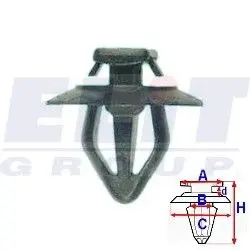 Зажим бампера ELIT R 11025