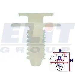 Зажим бампера ELIT R 11026